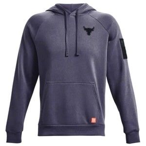 New Under Armour Project Rock Veterans Day Hoodie Navy 1373582 Mens M